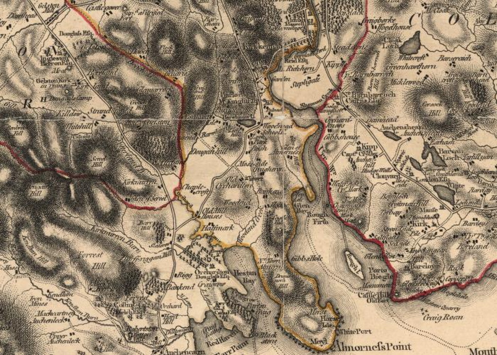 John Ainslie's 1797 map (detail)