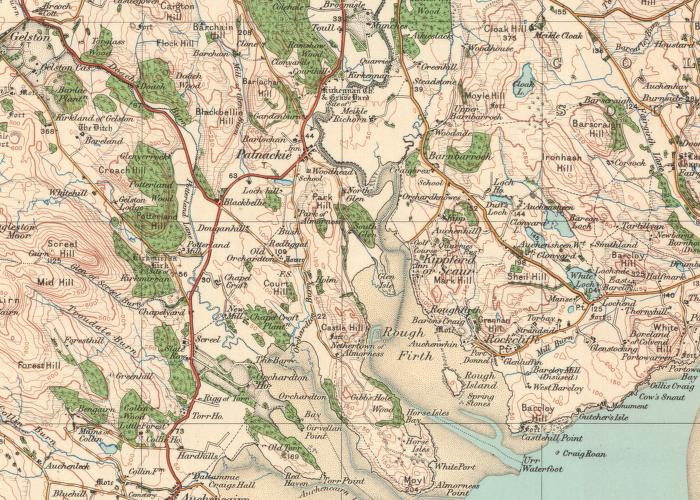 1922 OS map - Zoomable - little changed from 1854